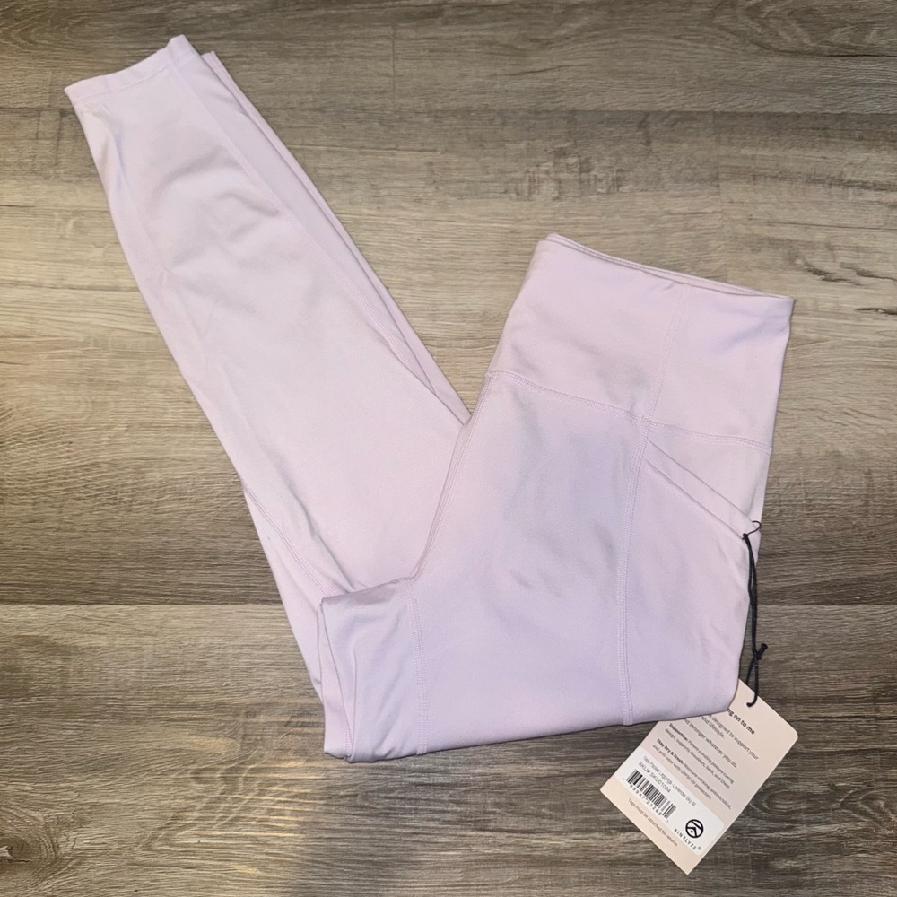 KINFLYTE Neo Pocket Legging Lavender Sky High Rise Athletic Gym Athleisure - Picture 2 of 5